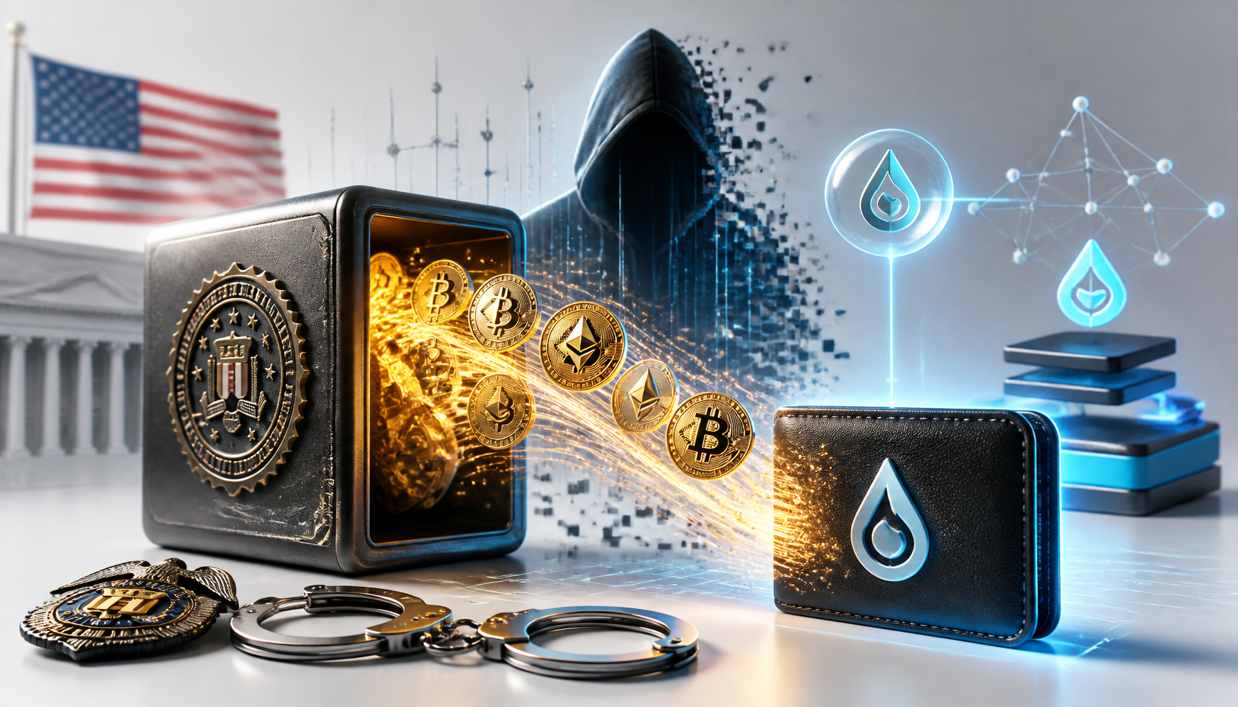 FBI agent miał ukraść kryptowaluty za $1 mln