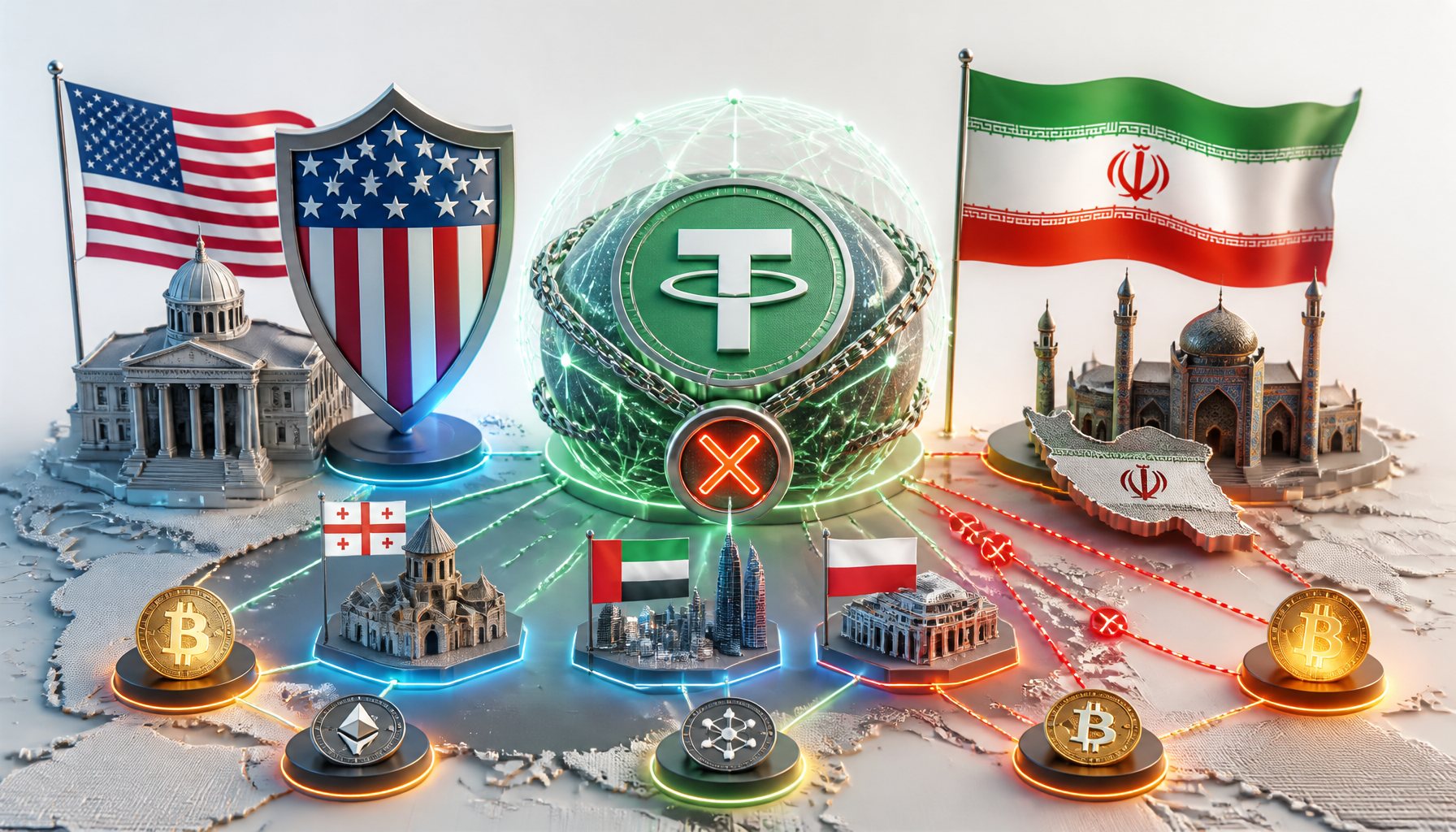 USA uderzają w sieć krypto wspierającą Iran