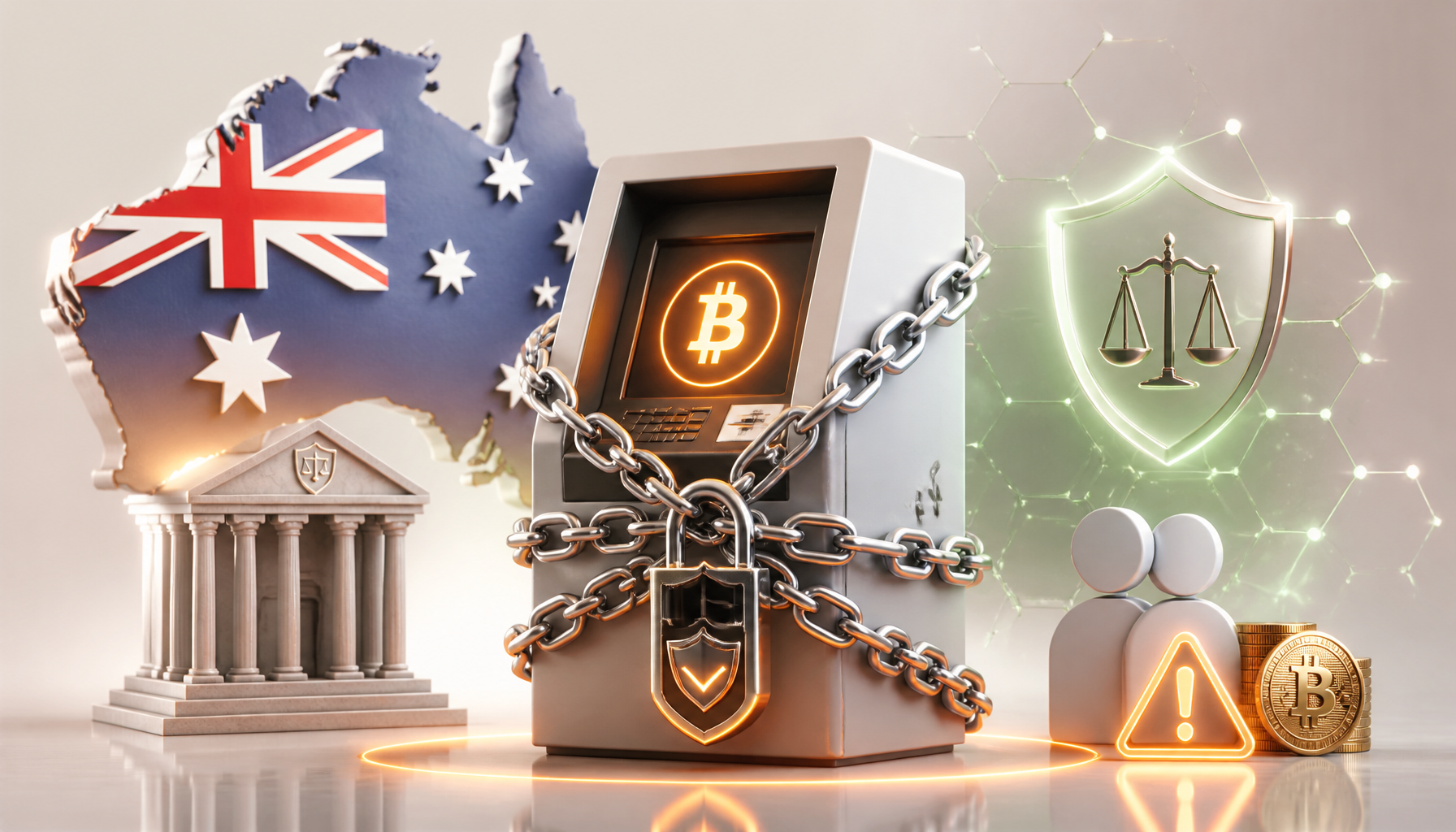 Australia zaostrza nadzór nad crypto ATM