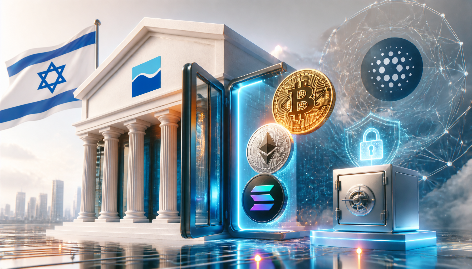 Największy bank Izraela wchodzi w krypto
