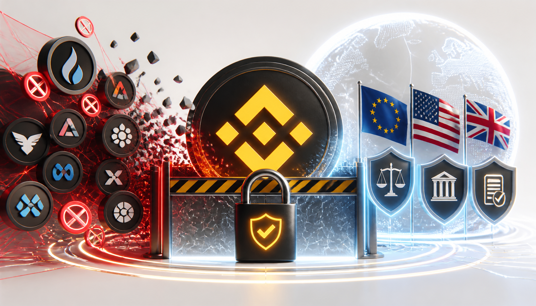 Binance blokuje przelewy do HTX i innych