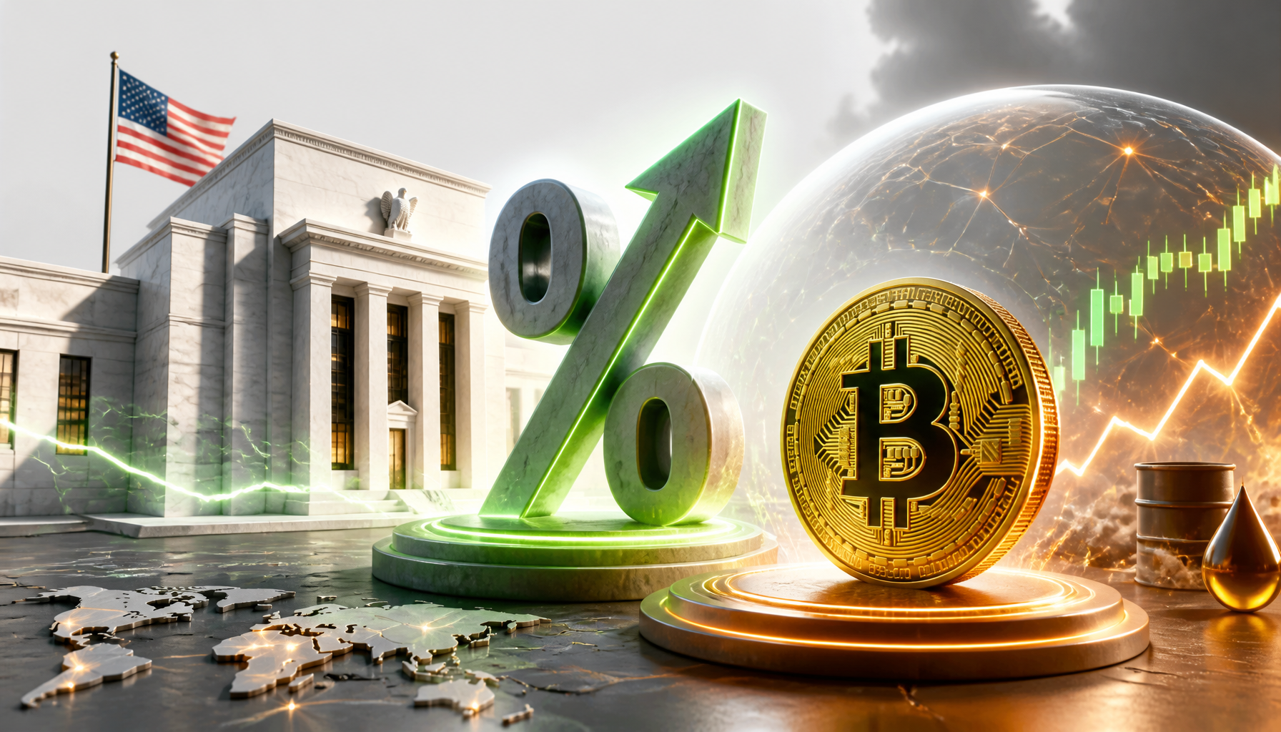 Fed podnosi stopy, Bitcoin pozostaje silny