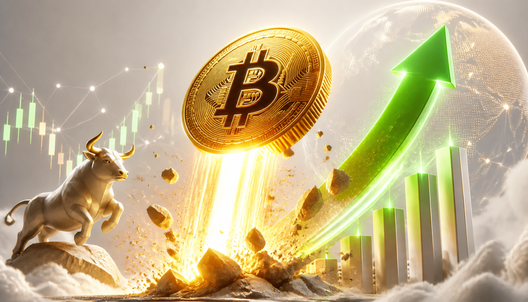 Bitcoin wraca nad 85 tys. USD i celuje w 100 tys.