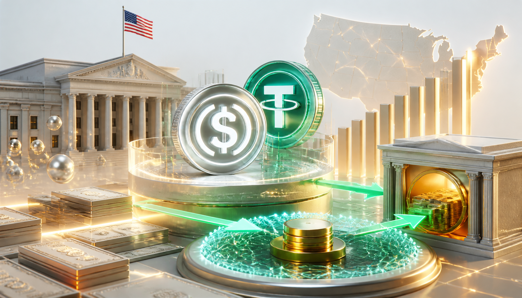 USA: stablecoiny rosną w siłę na rynku długu