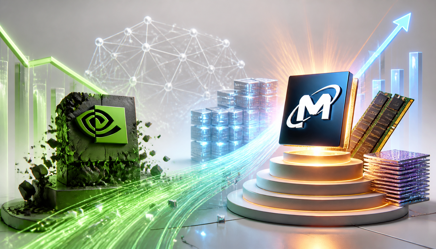 Nvidia traci blask, Micron rośnie w siłę