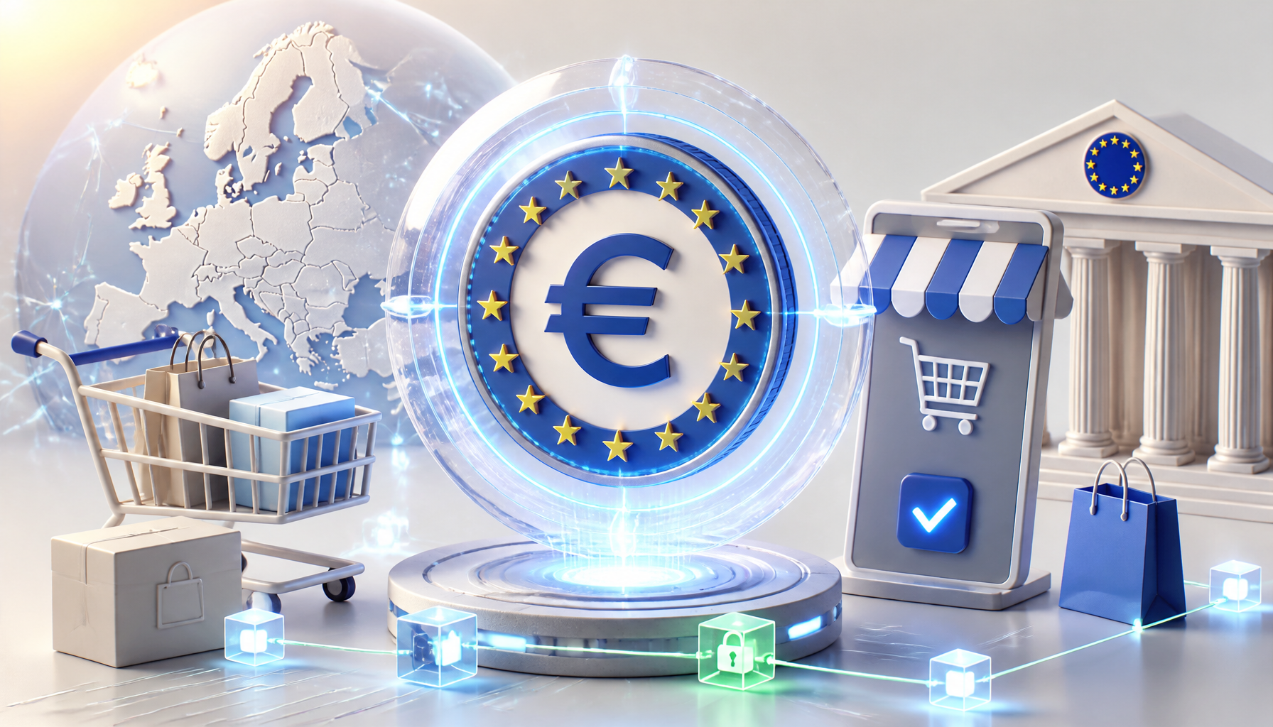 EBC testuje blockchain dla euro cyfrowego