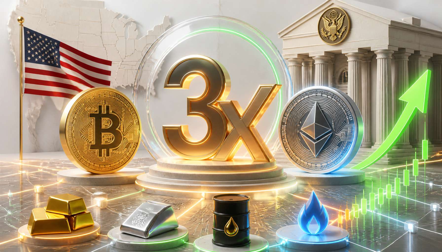 SEC zatwierdza 3x ETP na Bitcoin i Ether