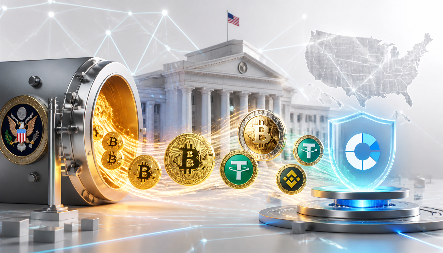 USA przenoszą 566 mln USD w krypto