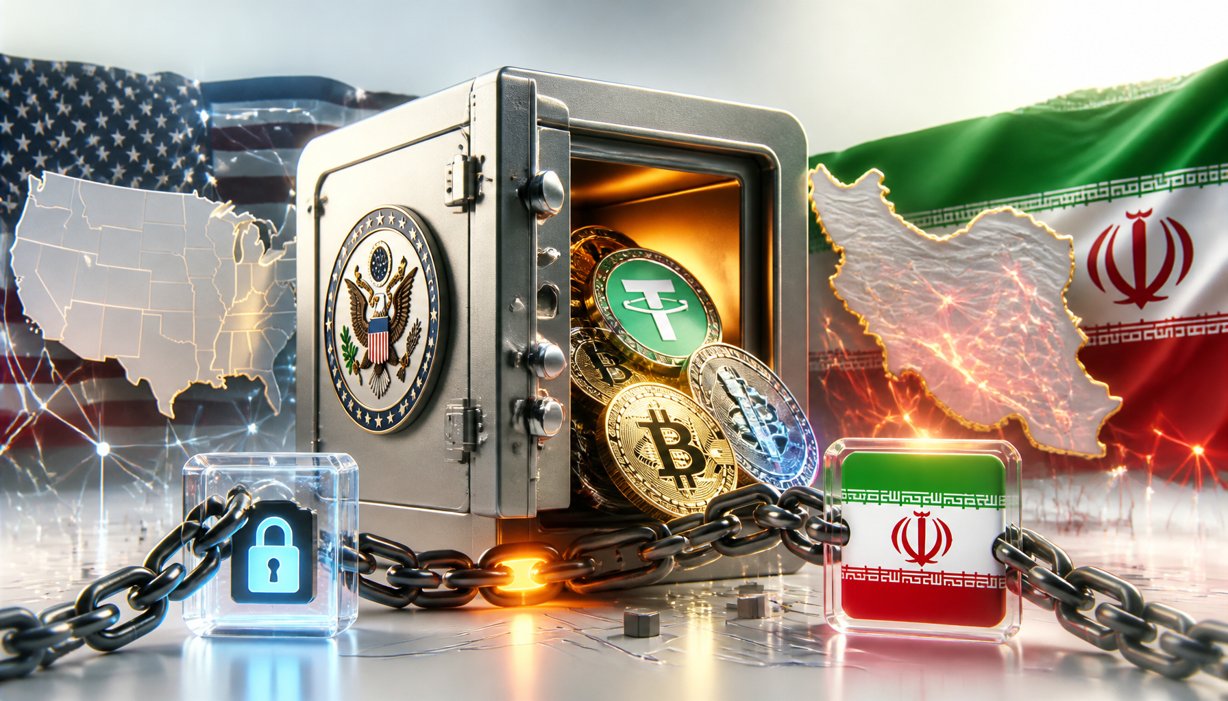 USA chcą przejąć 1 mld USD w krypto Iranu