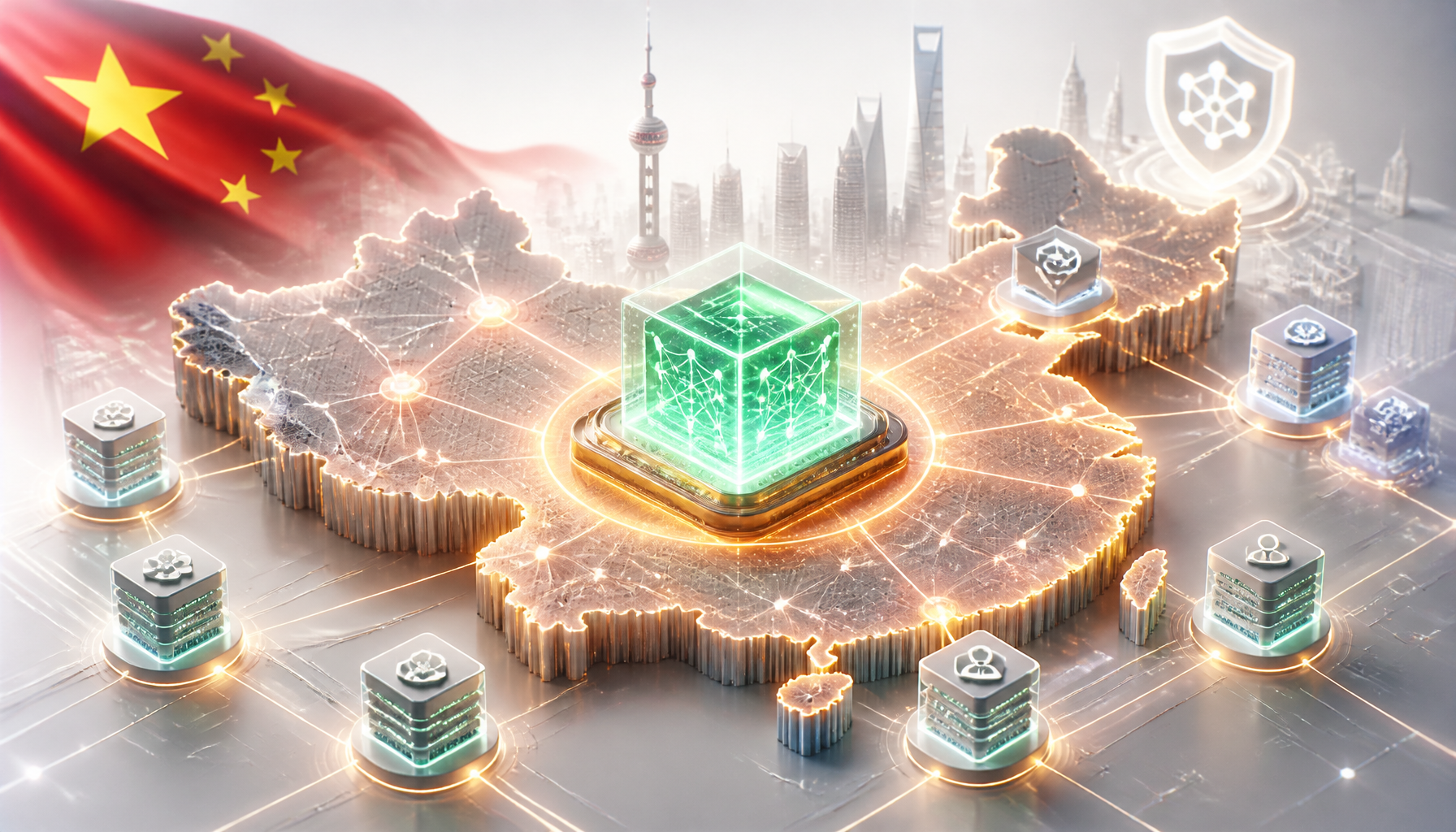 Chiny stawiają na blockchain, bez krypto