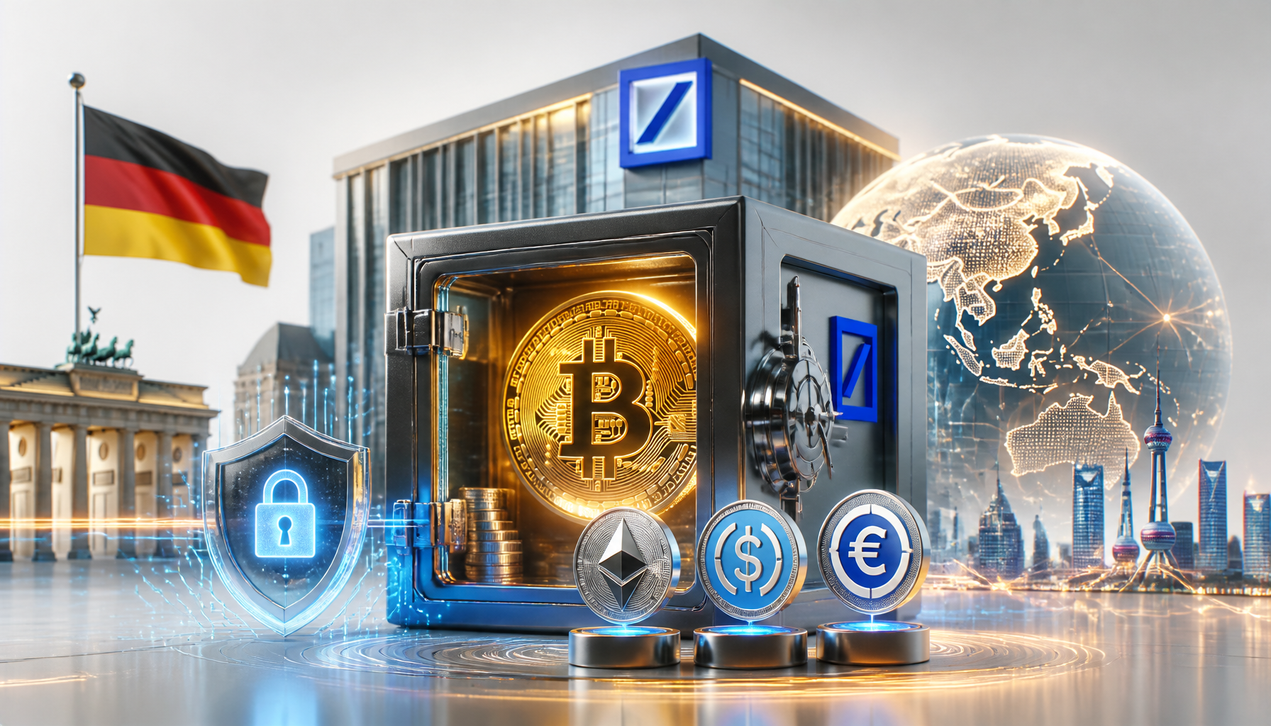 Deutsche Bank rusza z custody Bitcoina