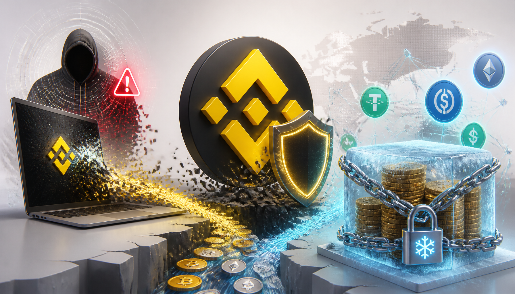 Binance po ataku: 6,3 mld USD strat